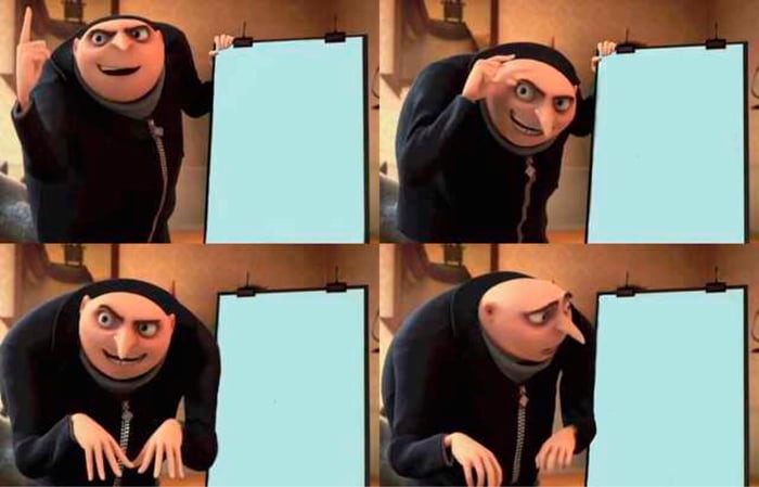 Gru's Plan meme about Glamnetic