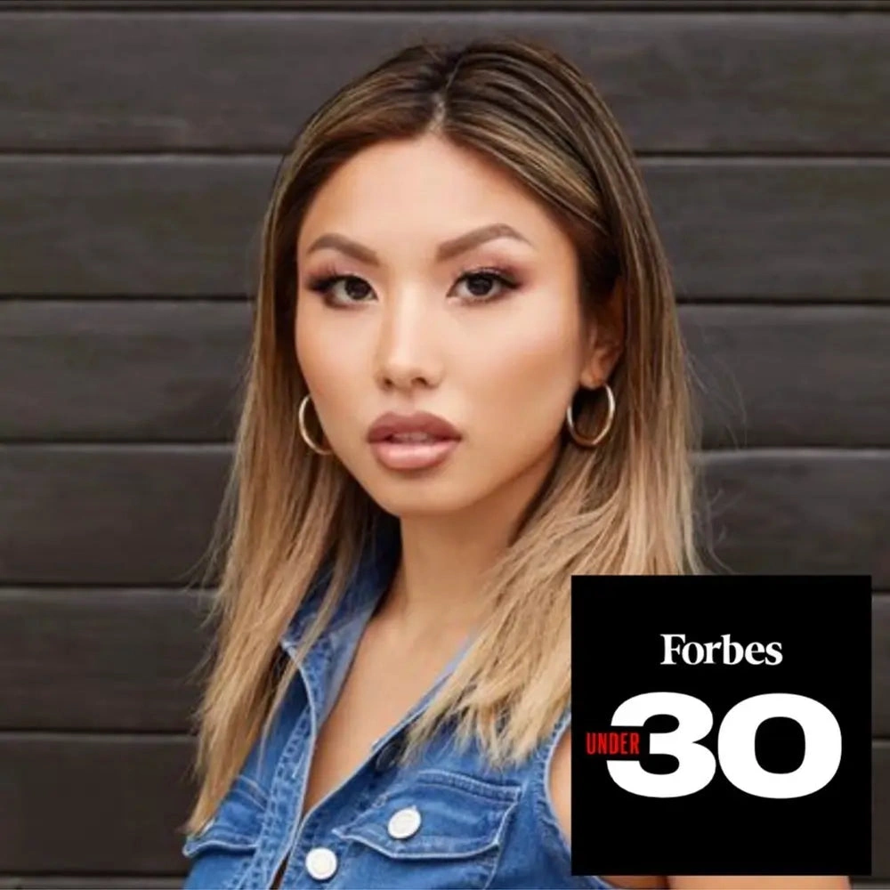 Ann McFerran portrait with the Forbes 30 Under 30 mark